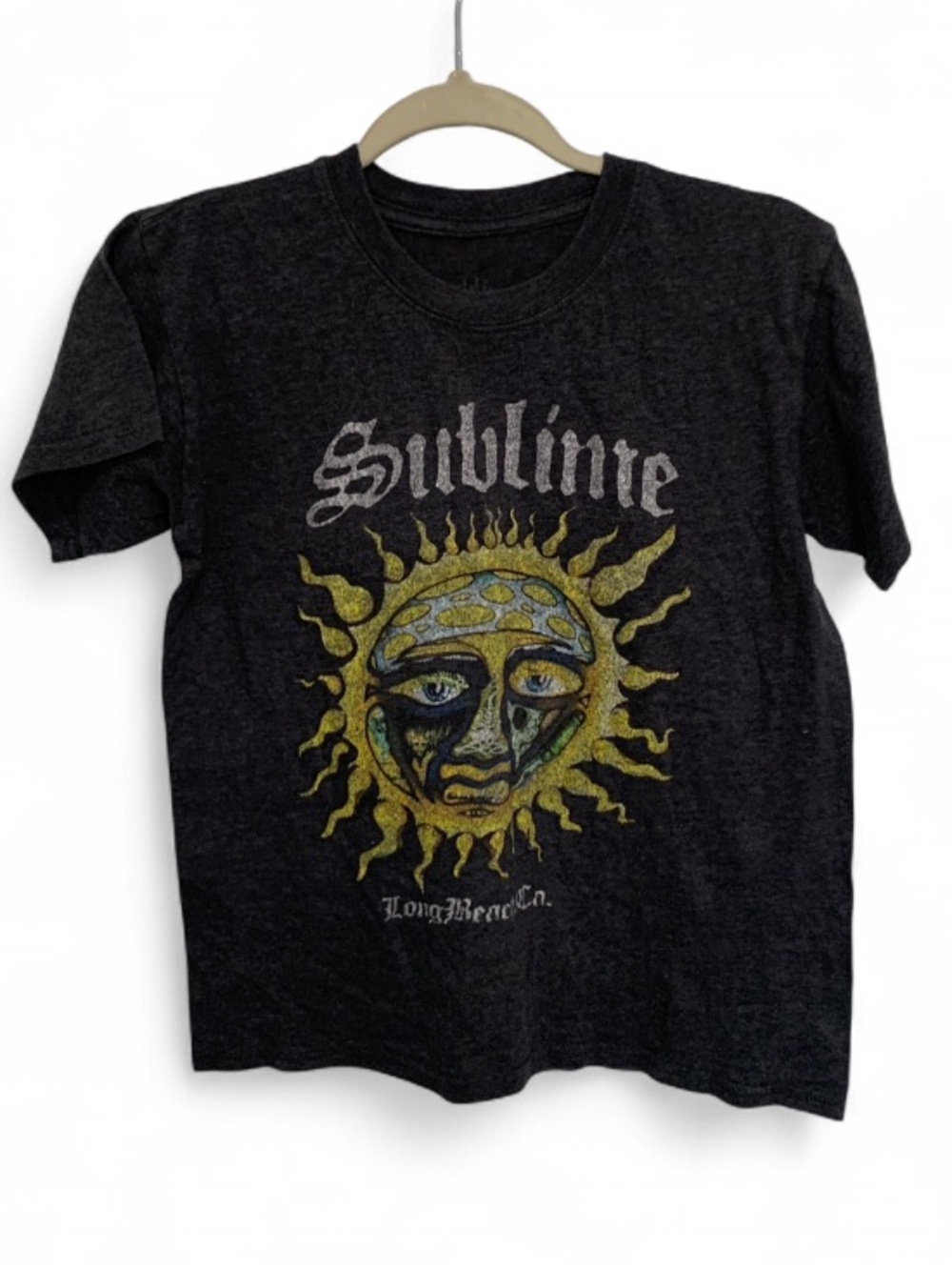 Sublime Long Beach Sun Graphic Gray Band T-Shirt